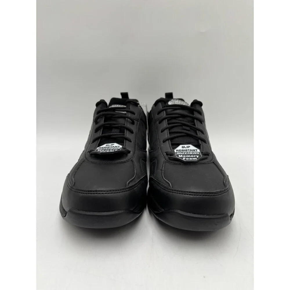 Skechers 77111 DIGHTON Men's NEW Slip-Resistant EH Work Shoes Black US Size 10